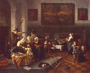 The Christening Jan Steen